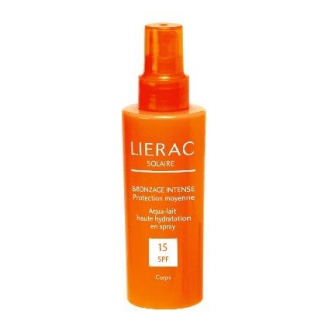 LIERAC SOLAIRE 15 ANTI AVA-AVB FILTR SPF 15 UVA / UVB MLECZKO W SPRAYU 150 ML