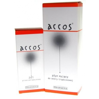 ACCOS PŁYN MYJĄCY DO SKÓRY TRĄDZIKOWEJ 175 ML + ŻEL ACCOS GRATIS!