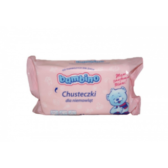 Bambino, Chusteczki pielęgnacyjne, 63 sztuki