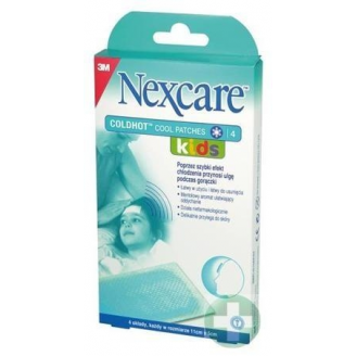 NEXCARE COOL PATCHES OKŁAD CHŁODZĄCY DLA DZIECI 4 SZT.