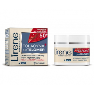 Lirene Folacyna + pro TELOMER 50 + KREM NA NOC