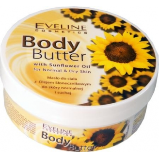 EVELINE BODY BUTTER - MASŁO DO CIAŁA Z OLEJKIEM SŁONECZNIKOWYM