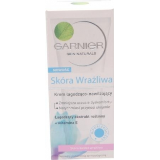 GARNIER SKÓRA WRAŻLIWA - KREM ŁAGODZĄCO-NAWILŻAJĄCY