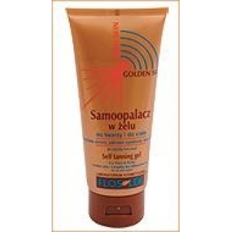 FLOS-LEK GOLDEN SKIN - SAMOOPALACZ W ŻELU DO TWARZY I CIAŁA