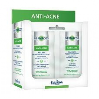 FARMONA DERMACOS ANTI - ACNE - PEELING + MASECZKA PRZECIWTRĄDZIKOWA