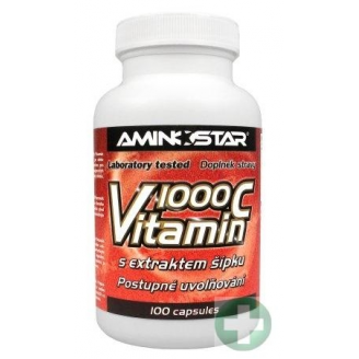 AMINOSTAR ZDROWIE I DOBRE SAMOPOCZUCIE - VITAMIN C 1000  100 KAPS.