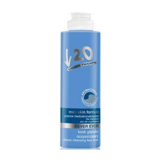 UNDER TWENTY MEN SKIN FORMULA - TONIK GŁĘBOKO OCZYSZCZAJĄCY 200 ML