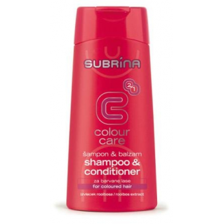 SUBRINA COLOUR CARE - SZAMPON Z ODŻYWKĄ DO WŁOSÓW FARBOWANYCH 2 W 1