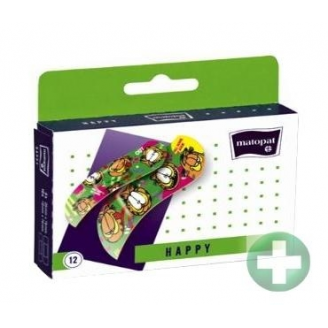 PLASTRY ZESTAW HAPPY, 12 SZTUK