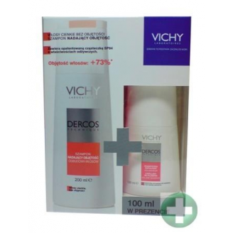 VICHY DERCOS SZAMPON NADAJĄCY OBJĘTOŚĆ WŁOSOM - ODBUDOWA WŁOSÓW 200 ML + 100 ML