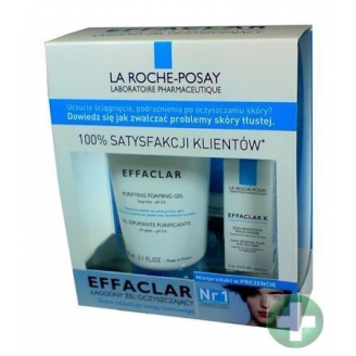 LA ROCHE EFFACLAR ŁAGODNY ŻEL OCZYSZCZAJĄCY 150 ML + MINIPRODUKT