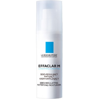LA ROCHE EFFACLAR M  SEBO REGULUJĄCY MATUJĄCY KREM NAWILŻAJĄCY 40 ML