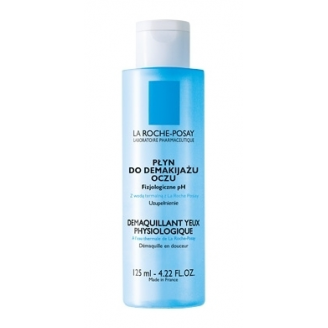 LA ROCHE PHYSIOLOGIQUE - PŁYN DO DEMAKIJAŻU OCZU FIZJOLOGICZNE pH 125 ML