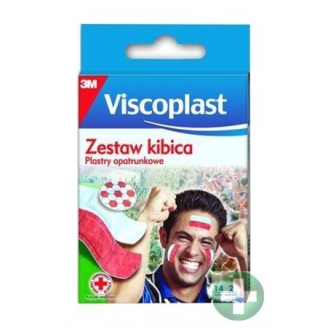 PLASTRY ZESTAW KIBICA 14 SZT.