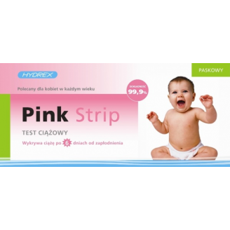 PINK SRTIP TEST CIĄŻOWY PASKOWY 1 SZT.