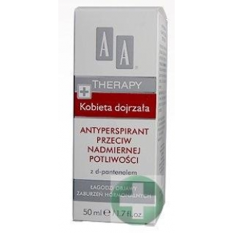 AA THERAPY KOBIETA DOJRZAŁA - ANTYPERSPIRANT PRZECIW NADMIERNEJ POTLIWOŚCI 50 ML