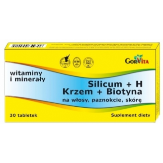 SILICUM + H KRZEM 30 TABLETEK