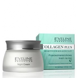 EVELINE COLLAGEN PLUS - PRZECIWZMARSZCZKOWY KREM NA NOC