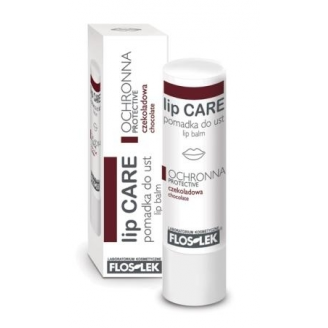 FLOS-LEK LIP CARE - POMADKA OCHRONNA CZEKOLADOWA