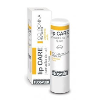 FLOS-LEK LIP CARE - POMADKA OCHRONNA WANILIOWA