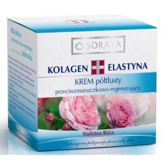 SORAYA KOLAGEN & ELASTYNA KREM PRZECIWZMARSZCZKOWO-REGENERUJĄCY RÓŻA