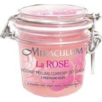 Miraculum La Rose, Peeling cukrowy do ciała, 200 ml