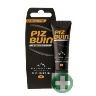 PIZ BUIN MOUNTAIN COMBI - KREM OCHRONNY SPF 15 + OCHRONNA POMADKA ZESTAW 2 W 1