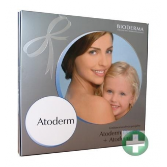 BIODERMA ATODERM LAIT - MLECZKO OCHRONNO-NAWILŻAJĄCE + ŻEL W ZESTAWIE