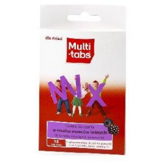 MULTI-TABS MIX TABLETKI DO SSANIA SMAK OWOCE LEŚNE 15 TABL.