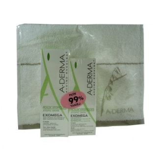 A-DERMA EXOMEGA ZESTAW MLECZKO DO CIAŁA + PŁYN + RĘCZNIK GRATIS