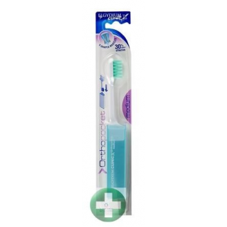 Elgydium Clinic X, Szczoteczka do zębów średnia podróżna, 1 szt