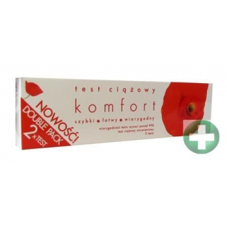 KOMFORT TEST CIĄŻOWY STRUMIENIOWY DOUBLE PACK 2 TESTY