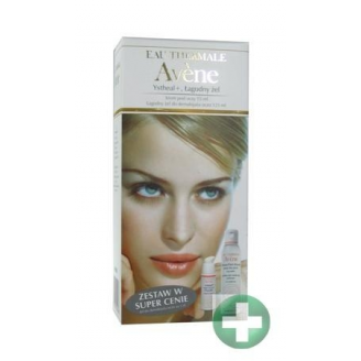AVENE YSTHEAL KREM POD OCZY 15 ML + ŁAGODNY ŻEL DO DEMAKIJAŻU OCZU 125 ML