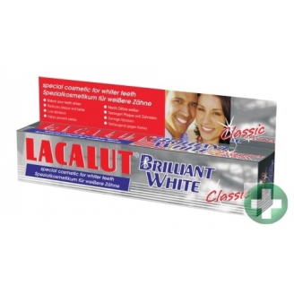 LACALUT BRILLIANT WHITE CLASSIC PASTA DO ZĘBÓW WYBIELAJĄCA 50 ML