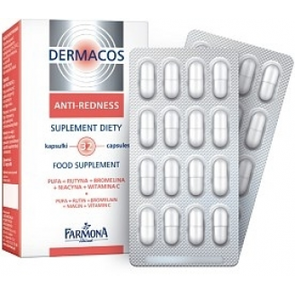 FARMONA DERMACOS ANTI REDNESS - SUPLEMENT DIETY 32 KAPSUŁKI