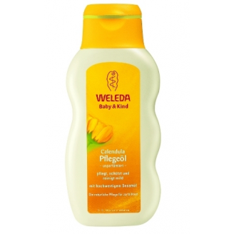 WELEDA DLA DZIECI Z NAGIETKIEM - OLEJEK NIEPERFUMOWANY 200 ML