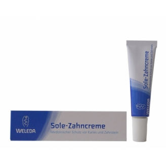 WELEDA PIELĘGNACJA JAMY USTNEJ - SOLNA PASTA DO ZĘBÓW 10 ML