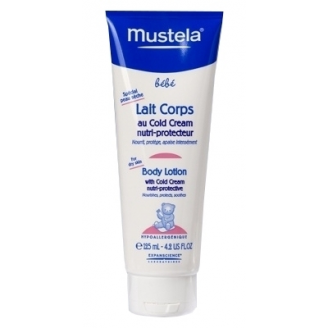 MUSTELA BEBE MLECZKO DO CIAŁA Z KREMEM OCHRONNYM 125 ML