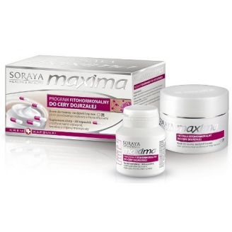 SORAYA MAXIMA PROGRAM FITOHORMONALNY DO CERY DOJRZAŁEJ 50 ML + 30 KAPSUŁEK