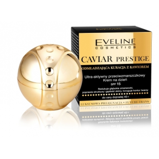 Eveline Caviar Prestige Ultra-aktywny przeciwzmarszczkowy krem na dzień SPF 15