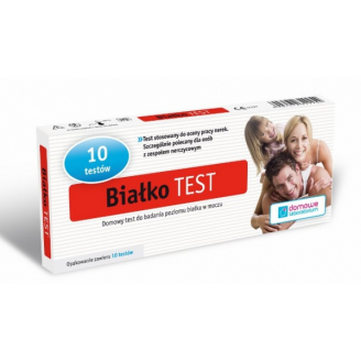 HYDREX TEST BIAŁKO - OPAKOWANIE 10 SZTUK