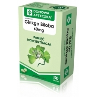 Gingko Biloba, Domowa apteczka, 50 tabletek