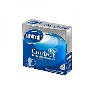 UNIMIL CONTACT - PREZERWATYWY 3 SZTUKI