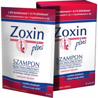 ZOXIN PLUS SZAMPON P/ŁUPIEŻOWY3 SASZETKI PO 6 ML