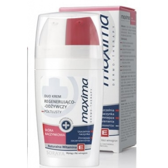 SORAYA MAXIMA DERMO-THERAPY KREM DUO REGENERUJĄCY ZACZERWIENIENIA 50 ML