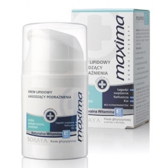 SORAYA MAXIMA DERMO-THERAPY KREM LIPIDOWY ŁAGODZĄCY PODRAŻNIENIA 50 ml