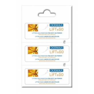 DERMIKA MASECZKI PIĘKNOŚCI LIFT&GO - LIFTINGUJĄCA MASECZKA POD OCZY I NA POWIEKI SASZETKA