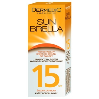 DERMEDIC SUNBRELLA KREM OCHRONNY DO TWARZY SPF15