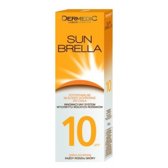 DERMEDIC SUNBRELLA MLECZKO OCHRONNE DO CIAŁA SPF10