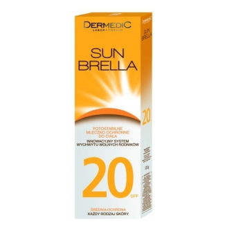 DERMEDIC SUNBRELLA MLECZKO OCHRONNE DO CIAŁA SPF20